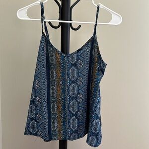 Hollister adjustable blue camisole top